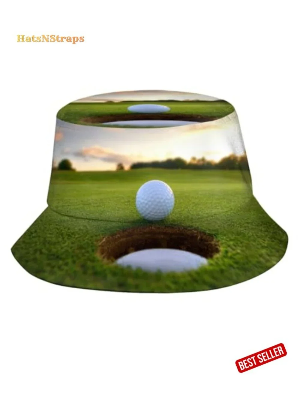 Packable Breathable Sun Bucket Hat with Wide Brim - Polyester Unisex